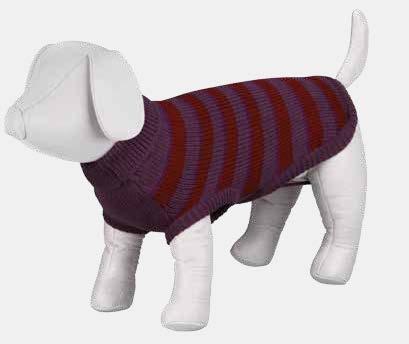 Pullover Hundekönig Pullover mit Rollkragen und Ärmeln mit edler Hundekönig-Stickerei am Kragen aus synthetischer Wolle