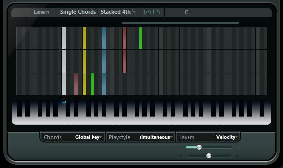 MIDI-Effekte Chorder werden soll oder erst mit dem nächsten Takt: Aktivieren Sie den Now-Schalter, um direkt zum anderen Pattern zu wechseln.