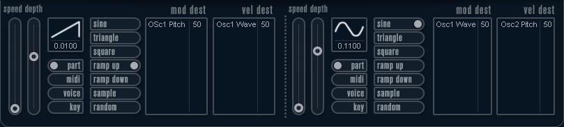 Mitgelieferte VST-Instrumente Spector Morph Mit diesem Drehregler können Sie das Mischungsverhältnis zwischen den Sounds der Spektralfilter A und B steuern.