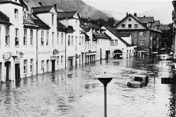 Hochwasserrisikomanagementplan Diemel/Weser in Hessen Ka itel 3 Hochwasser Juli 1965, Bad Karlshafen Hochwasser Juli 1965, Helmarshausen Hochwasser Juli 1965, Eberschütz Hochwasser Juli