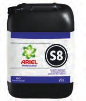 1:4 OPLF ARIEL PROFESSIONAL Flüssigdosiersystem* Flüssig-Waschsystem zur automatischen Dosierung 3-Komponenten-Waschsystem zur prophylaktischen Wäschedesinfektion