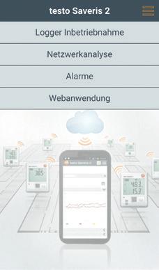 Die Vorteile der testo 160 Cloud auf einen Blick: Zentrales Bedienelement zum Überwachen, Dokumentieren und Verwalten aller Messstellen Sicherer Schutz der