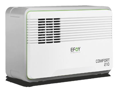 1 Die neue EFOY COMFORT ist die beste EFOY-Brennstoffzelle aller Zeiten! Über 10 Jahre Erfahrung und über 20.000 verkaufte Geräte sprechen für sich.