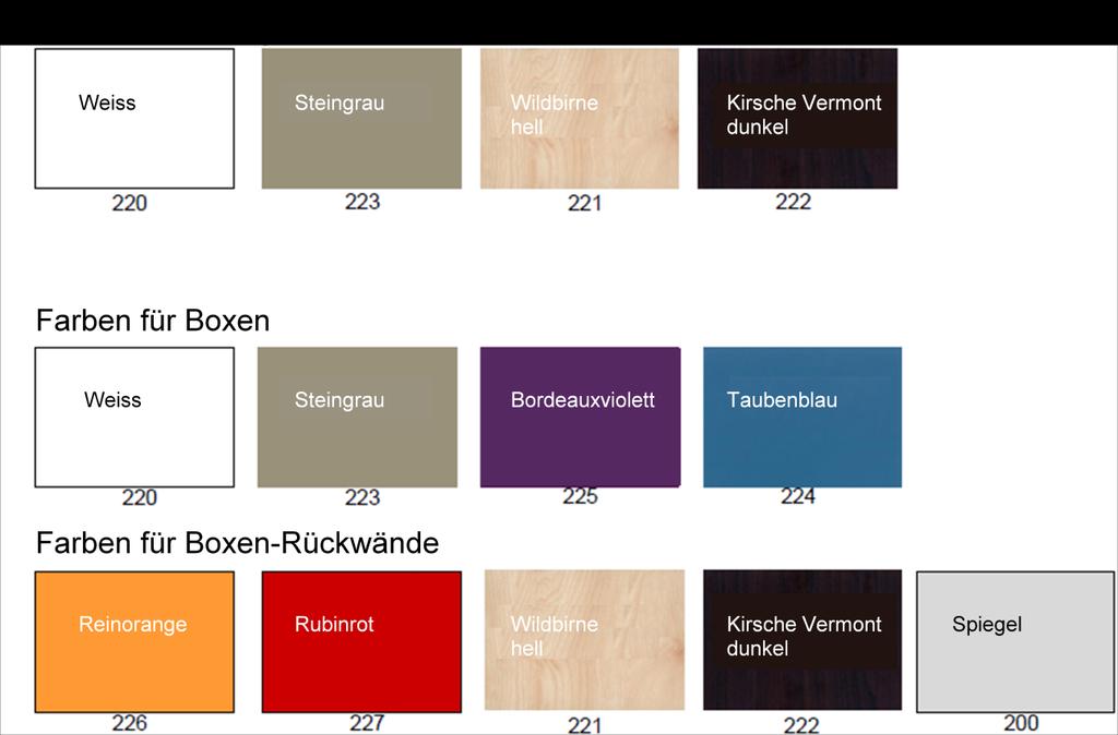 Preisliste 2013 LAUFEN fehlende Möbelfarben Seite 447 Leider wurden einige Farben nicht aufgeführt.
