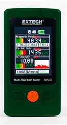 EMF-Messgeräte EMF450 EMF-Mehrfeldmessgerät Komfortables 3-in-1-EMF-Messgerät mit benutzerfreundlichem Menü und akustischem Alarm Grundmessungen: Magnetfeld, Spannungsfeld und Funkfrequenzstärke (RF)
