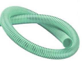 für Gui- Kunststoffe PVC Spiralschlauch Grün transparent mit weißer Hart-PVC-Spirale Flexibler PVC Saug- und Druckschlauch zum Durchleiten von Wasser, Säuren, Basen und Laugen, Saug-und Druckschlauch