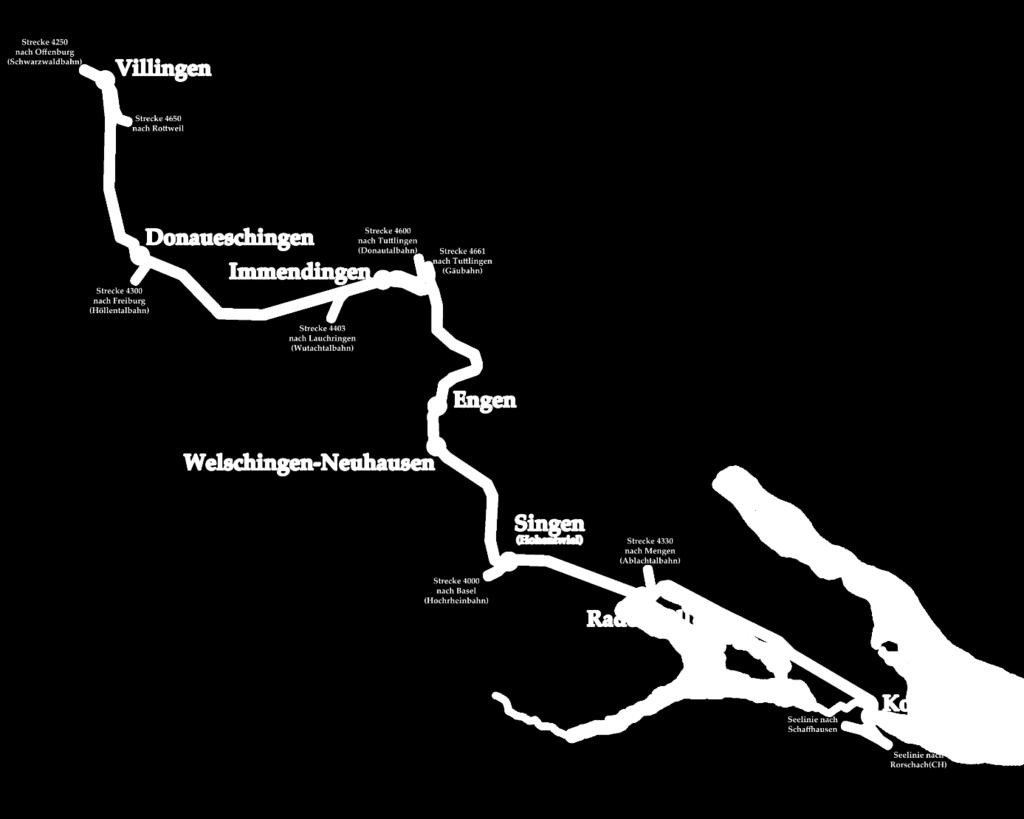 1.2 Die Strecke im Train Simulator o Abgebildeter Zeitraum etwa 1998-2002 o 90 km Streckenlänge (314 km Gesamtgleislänge) o Originalgetreu nagebildete 25 Bahnhöfe und Haltepunkte o Originalgetreu