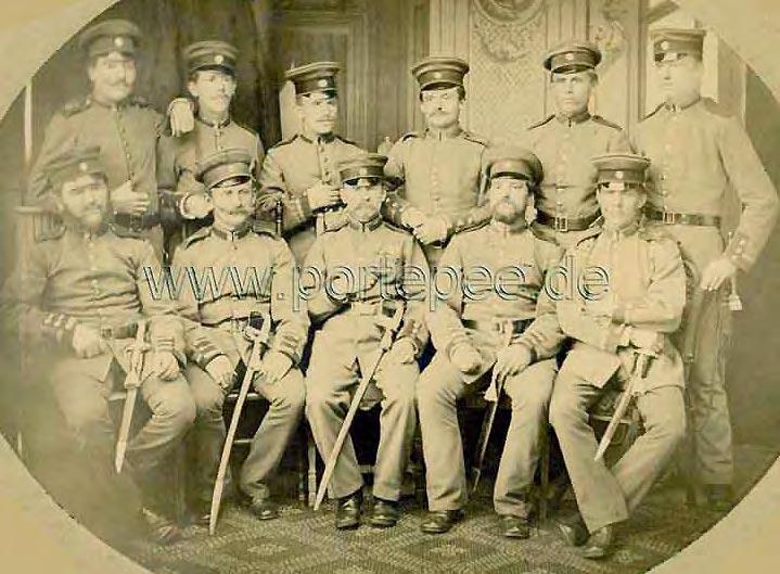 Unteroffiziere aus dem 6. Königlich Bayerischen Infanterie-Regiment um 1890.
