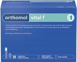 Orthomol Vital F oder M Trinkfläschchen/Kapseln 30 Tagesportionen statt