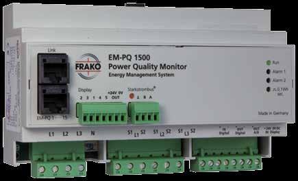 EM-PQ 1500 M Power Quality Analyzer Power Quality Mess-System zum Erfassen, Analysieren und Überwachen elektrischer Messgrößen in 00 V Niederspannungsnetzen und in Mittelspannungsnetzen (100 V