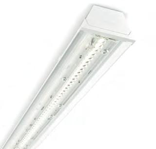 CoreLine LED-Lichtband CoreLine LED-Lichtband 3+2 1) 59% Integriertes LED-Lichtbandsystem: Tragschiene mit Betriebsgerät, Durchgangsverdrahtung und einem Montagebügel für Stahlseilabhängung,