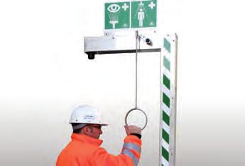 FOKUS - Industrie-Notduschen FOCUS - industrial safety FOKUS / FOCUS Industrial safety are used in a wide variety of different environments and