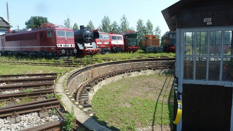 Dieses Gelände ist als Kulturdenkmal in Thüringen ausgewiesen und beheimatet die größte Sammlung von Historischen Lokomotiven im Freistaat Thüringen.