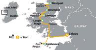 bewegender Geschichte beginnt diese Wanderreise auf Inishmore, der größten der Aran Islands.
