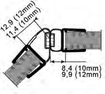 BO 5213515 Duschtürdichtung Glasdicke 10-12 mm mit Magnetprofil Mit Magnetprofil Winkel 135 Glasdicke 10 +