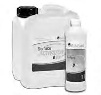 BriteGuard Surface SEALER X Der Surface SEALER X wurde eigens zum Schutz rauer n entwickelt, wobei es sich sowohl um sandgestrahltes als auch um satiniertes Glas handeln kann.