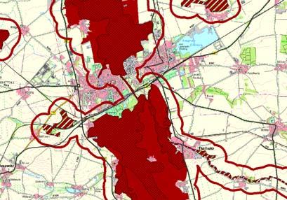B 87 s Eilenburg - n Eilenburg (2-streifiger Neubau, 4,0 km) II III, FFH I - Unvermeidbare Betroffenheit von Natura 2000-n - Nähe zu Wohn- und Mischgebieten (geprüft wurde ein Korridor nach