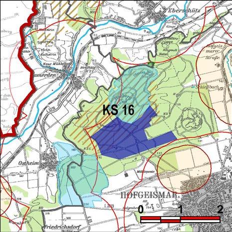 Kennung: KS 16 Heuberg Hofgeismar Hofgeismar Flächengröße Suchraum: 522 ha Vorranggebiet: 141 ha 5.75 m/s bis unter 6.