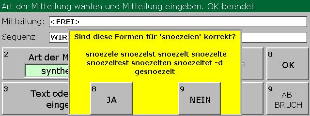 Öffnen Sie die Toolbox. 2. Wählen Sie Menü WORTVORHERSAGE und drücken Sie weitere. 3. Wählen Sie Wortvorhersage-Lexikon. 4. Wählen Sie Wort hinzufügen. 5.