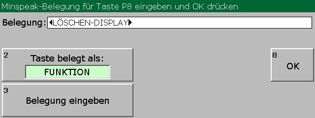 Eine Taste mit einer Funktion belegen Eine Taste mit einer Funktion belegen: 1. Öffnen Sie die Toolbox. 2. Wählen Sie Taste belegen. 3.