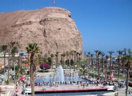 Arica, Chile Die nördlichste Stadt des Landes ist Arica, die Stadt des ewigen Frühlings.