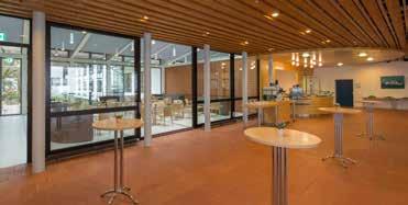 Foyer mit Cafeteria Wiesenterrasse Tagungsbüro Fläche 236 m 2 Höhe ca.