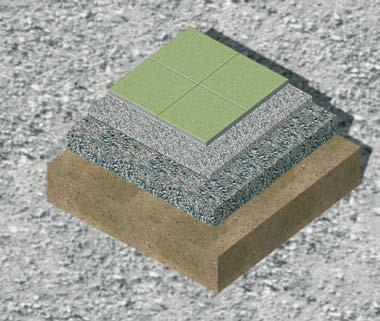 Basis einer qualitativ hochwertigen Verlegung von Betonsteinplatten sind eine korrekte Planung und die fachgemäße Ausführung des Unterbauplanums und des Oberbaues sowie der plattendecke durch