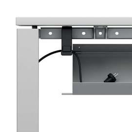linkup of carrier systems, cable duct and add-on desks // 2