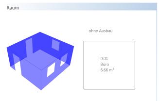 186 Elemente und Attribute Allplan Räume Räume stellen sowohl innerhalb des Gebäudemodells, als auch im IFC-Schema einen Spezialfall dar, da sie ja keine realen Objekte im eigentlichen Sinne sind.
