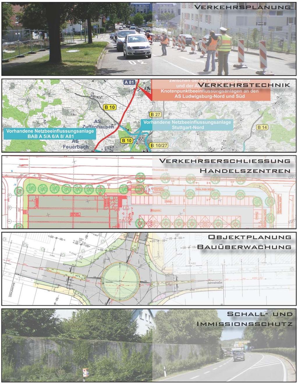 Im Mittelpunkt unserer Planungen stehen immer individuelle Lösungen und ein integrierter Planungsansatz, der die Wechselwirkungen aller Verkehrsträger berücksichtigt.