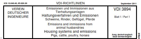 Emissionen verfügbare Daten Stand der Datengrundlage: 1980er 1990er Konventionswerte für zwangsgelüftete Ställe, bei Rindern auch für frei gelüftete Untersuchungen zu Ställen in Offenbauweise, z. B.