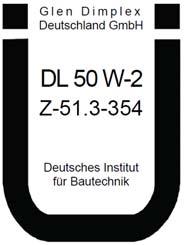 Glen Dimplex Deutschland GmbH 04/2016 26071IA Glen Dimplex Deutschland GmbH Geschäftsbereich Dimplex Am Goldenen Feld 18 D-95326 Kulmbach