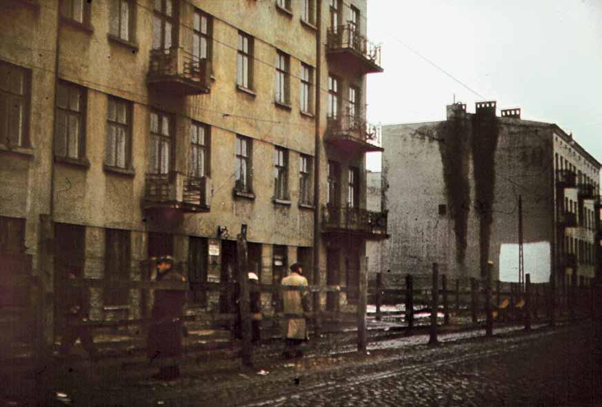 Zigeunergetto in Lodz, 1940/41.