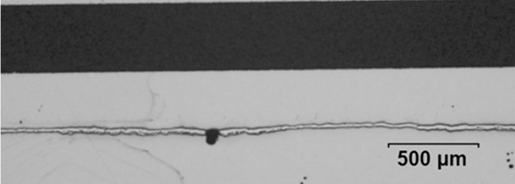 Anordnung der Poren und Fehlstellen in den Lötverbindungen zu gewinnen, wurden die Lötstellen mittels Ultraschallmikroskop untersucht.