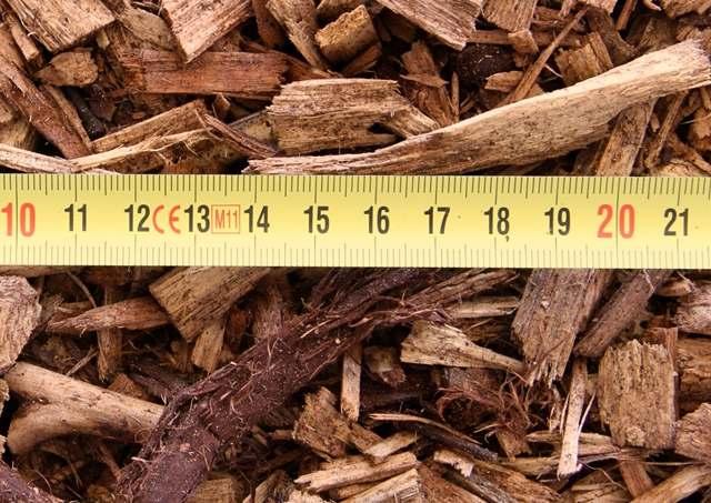 wood chips: