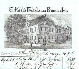 Kast s Hotel zum Einsiedler Los 0395 Penzig/Oberlausitz, 1938: Karl Eckardt, Bergbau Hüttenprodukte Tolle