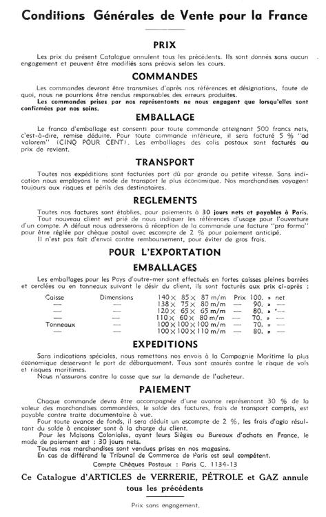 Musterbuch H. Markhbeinn, Paris, 1936, Verrerie Lampisterie Pétrole et Gaz Zur Verfügung gestellt von Herrn Dieter Neumann. Herzlichen Dank! Abb.
