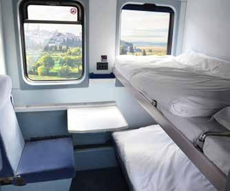 6 7 SCHLAFWAGEN Im Schlafwagen haben Sie maximalen Reisekomfort.