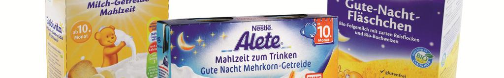 Trinken (zahlreiche Sorten, siehe Herstellerwebsite 16 ) Von Nestlé empfohlen ab dem 10.