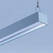 Lightnet-Pendelleuchten Matric G5 Lichtkanal, Wallwasher LED direktstrahlend Gehäuse aus Aluminium-Strangpress-Profil silbermat natureloxiert In beliebigen Längen erhältlich