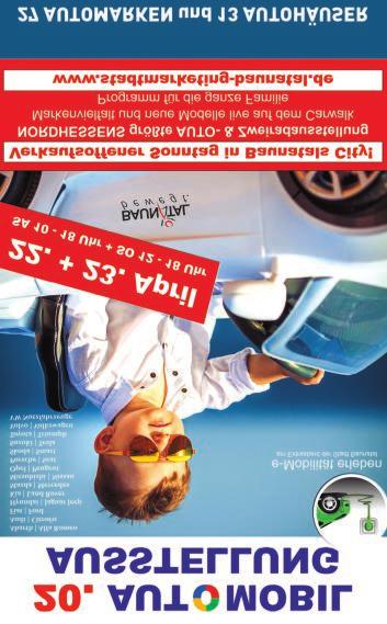 Baunatal Ausgabe 15 I 12. April 2017 Seite 5 In diesem Jahr findet die Baunataler Automobilausstellung bereits zum 20. Mal in der Innenstadt statt.
