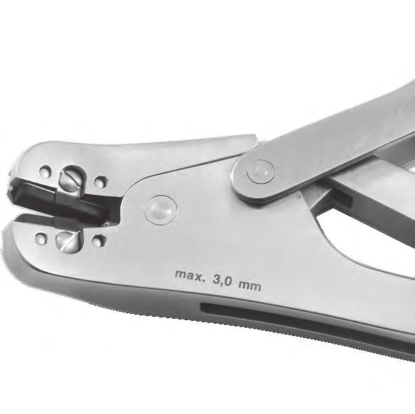 TC-blades exchangeable rubber jaws Alicate para alambre reducción de la fuerza