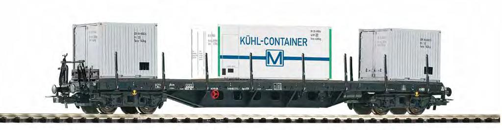 CONTAINERTRAGWAGEN Container-Sets von PIKO: Folgende Container sind jeweils im 3er Set erhältlich: 56200 20-Fuß-Container P&O