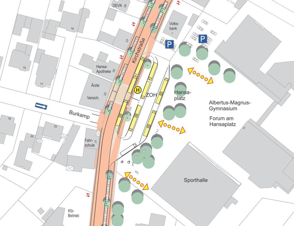 Kirchstraße Lageplan,