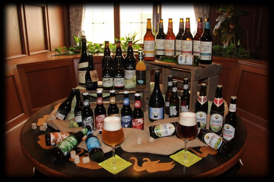 Abgerundet werden die einzelnen Gänge durch unsere Bierspezialitäten ausgewählt von Diplombraumeister und Biersommelier