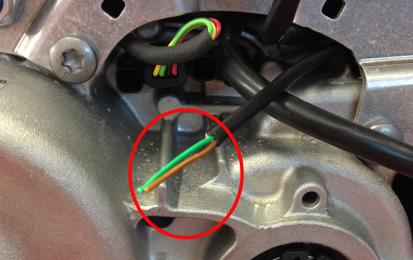 Das Kabel des bikespeed-key Kabelsatzes kann von Ihnen auf die benötigte Länge gekürzt werden. 9.