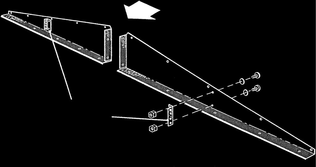 Schritt 0 KA9 ctr Vormontage der Giebel 7906 Giebel, rechts () 7907 Giebel, links () 796 Dachträgerwinkel (4) (8) Die Giebel sind oben auf den vorderen und hinteren Wänden ange-ordnet und tragen die
