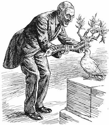 2 Weitere Friedensschlüsse 1 Übergewichtig Karikatur aus der britischen Zeitschrift Punch, 26. März 1919 Bildunterschrift: US- Präsident Wilson: Hier ist dein Olivenzweig.