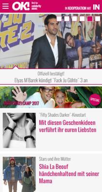 000 AGOF digital facts 2017-09, IVW September 2017, Eigene Angaben OK-Magazin.