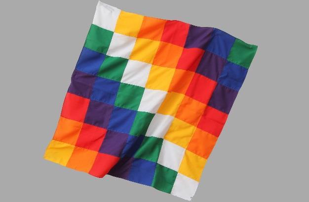 Folien 2 und 3 Zwei Nationalflaggen für Bolivien Die dreifarbige Flagge gibt es seit 1851.